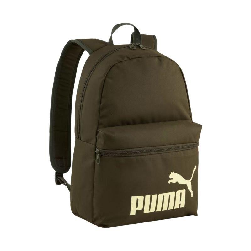 Puma Phase Backpack Golden Dark Brown Durable Everyday Use With Comfort And Ample Storage Space.